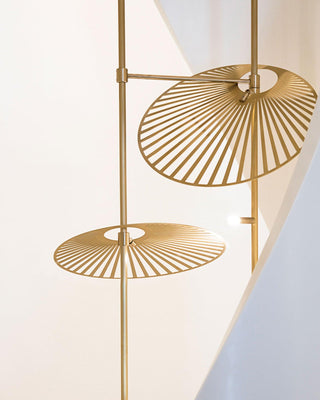 Leaf Sculptural Iron Chandelier