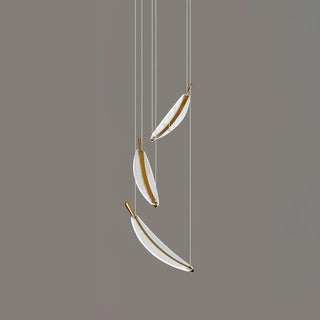 Leaf Airy Acrylic LED Chandelier