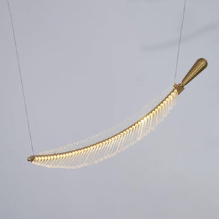 Leaf Airy Acrylic LED Chandelier