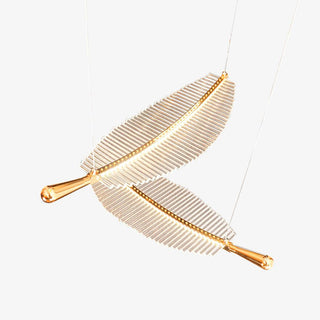 Leaf Airy Acrylic LED Chandelier