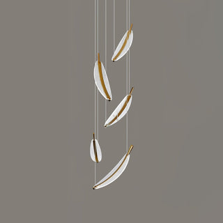 Leaf Airy Acrylic LED Chandelier