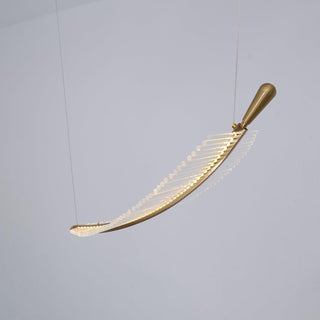 Leaf Airy Acrylic LED Chandelier