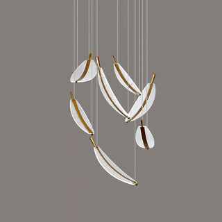 Leaf Airy Acrylic LED Chandelier