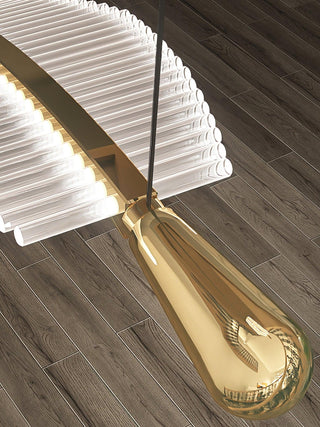 Leaf Airy Acrylic LED Chandelier