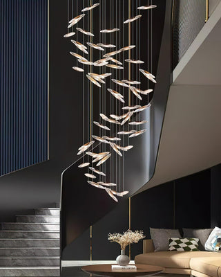 Moonlight Whispers Glass Chandelier