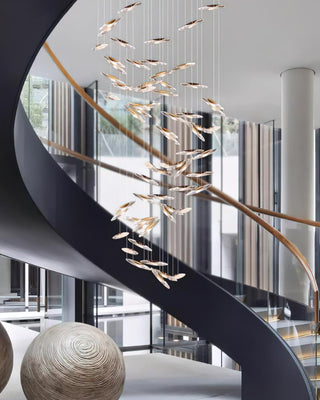 Moonlight Whispers Glass Chandelier