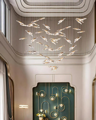 Moonlight Whispers Glass Chandelier