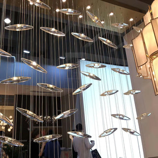 Moonlight Whispers Glass Chandelier