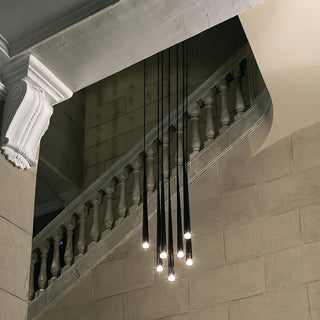 Slender Cone Minimalist Iron Chandelier