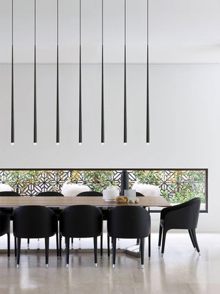 Slender Cone Minimalist Iron Chandelier