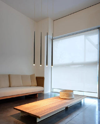 Slender Cone Minimalist Iron Chandelier