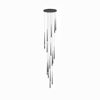 Slender Cone Minimalist Iron Chandelier