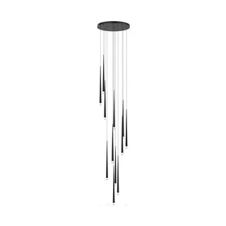 Slender Cone Minimalist Iron Chandelier