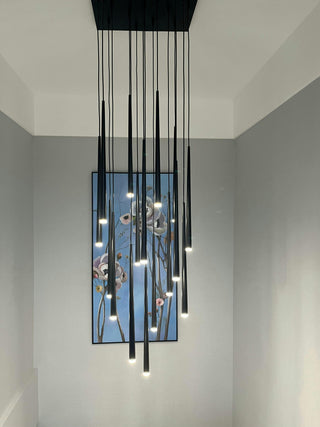 Slender Cone Minimalist Iron Chandelier