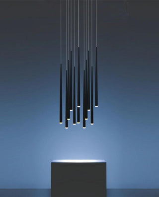 Slender Cone Minimalist Iron Chandelier