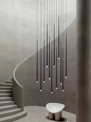 Slender Cone Minimalist Iron Chandelier