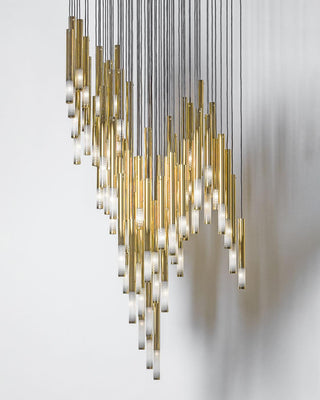 Symphony Orchestra Sculptural Acrylic Chandelier