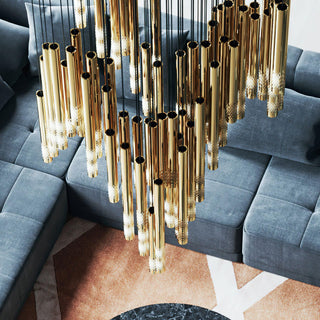 Symphony Orchestra Sculptural Acrylic Chandelier
