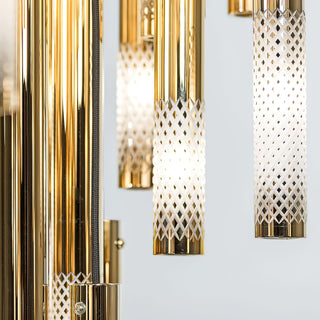 Symphony Orchestra Sculptural Acrylic Chandelier