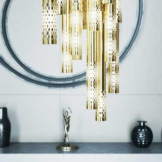 Symphony Orchestra Sculptural Acrylic Chandelier
