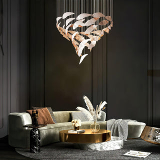 Bennett Aesthetic Glass Chandelier