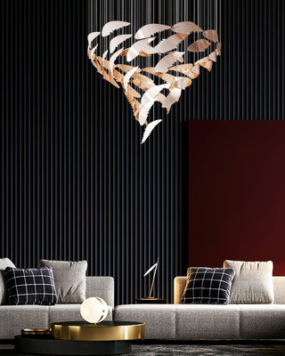 Bennett Aesthetic Glass Chandelier