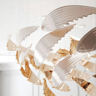 Bennett Aesthetic Glass Chandelier