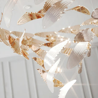 Bennett Aesthetic Glass Chandelier