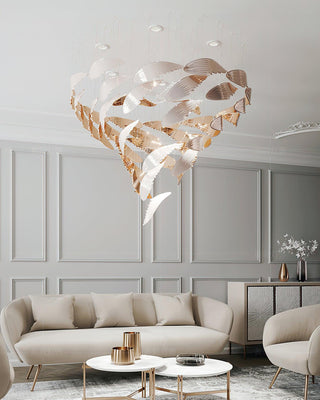 Bennett Aesthetic Glass Chandelier