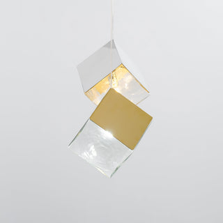 Square Cascading Cube Cluster Pendant Light