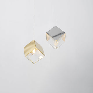 Square Cascading Cube Cluster Pendant Light
