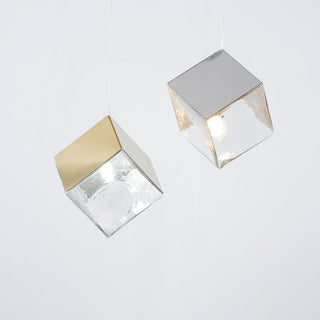 Square Cascading Cube Cluster Pendant Light