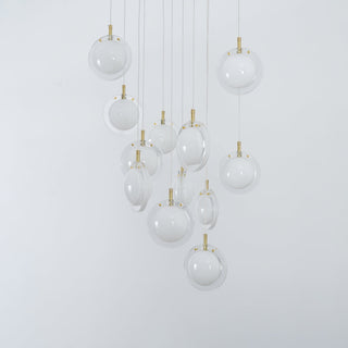 Round Modern Glass Pendant Light