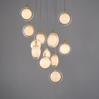 Round Modern Glass Pendant Light