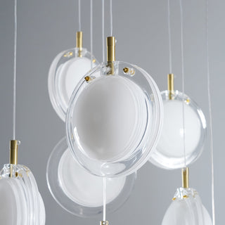 Round Modern Glass Pendant Light