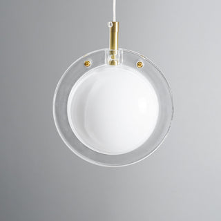 Round Modern Glass Pendant Light