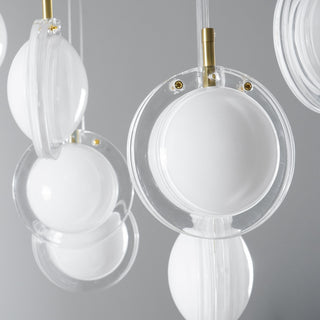 Round Modern Glass Pendant Light