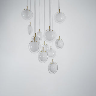 Round Modern Glass Pendant Light