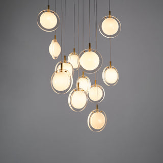 Round Modern Glass Pendant Light