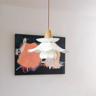 Daisy Charm Vintage Cloth Pendant Light