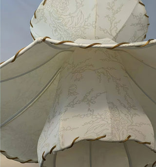 Daisy Charm Vintage Cloth Pendant Light