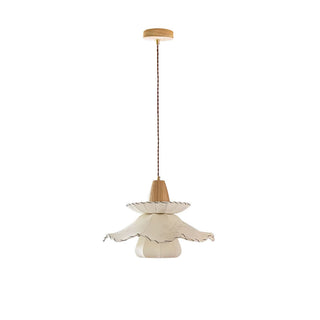 Daisy Charm Vintage Cloth Pendant Light