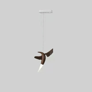 Avis Volitant Wood Chandelier