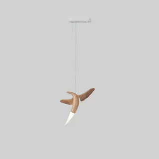 Avis Volitant Wood Chandelier