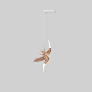 Avis Volitant Wood Chandelier