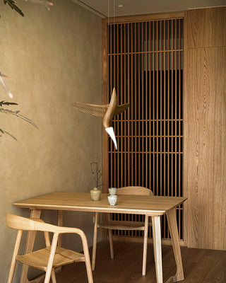 Avis Volitant Wood Chandelier