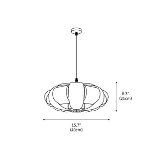 Dar Arkiturbine Contemporary Acrylic Pendant Light