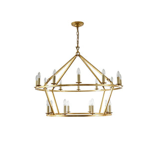 Darlana Contemporary Brass Chandelier