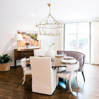 Darlana Contemporary Brass Chandelier