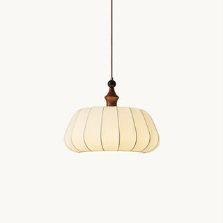 Lumi Ribbed Fabric Pendant Light